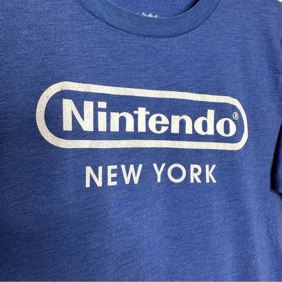 Nintendo New York T-Shirt Blue Size Extra Large - Picture 4 of 16